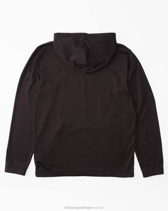 Men Black Billabong A/Div Surftrek Pullover Hoodie 80P8486