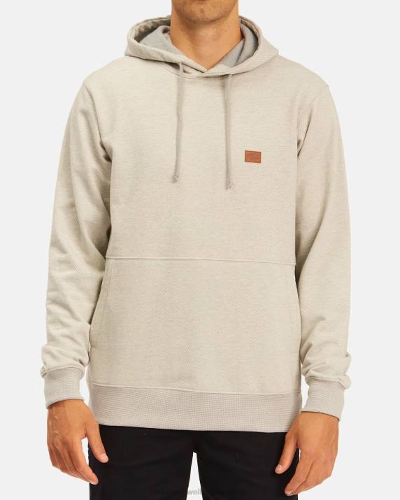 Men Fog Billabong Hudson Pullover Hoodie 80P8268