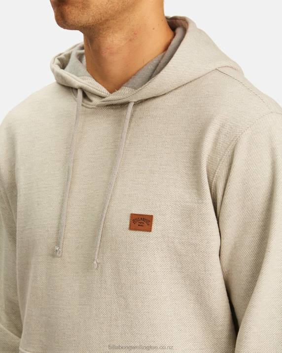 Men Fog Billabong Hudson Pullover Hoodie 80P8268