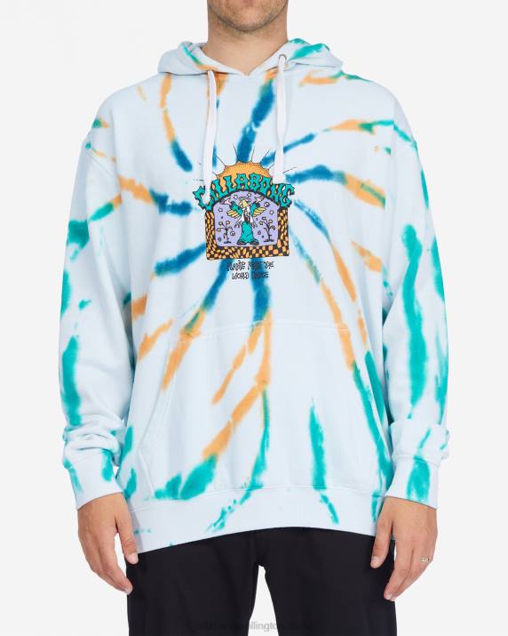 Men Multi Billabong Plants Dance Organic Pullover Hoodie 80P8518