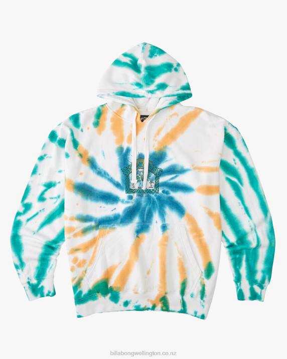 Men Multi Billabong Plants Dance Organic Pullover Hoodie 80P8518