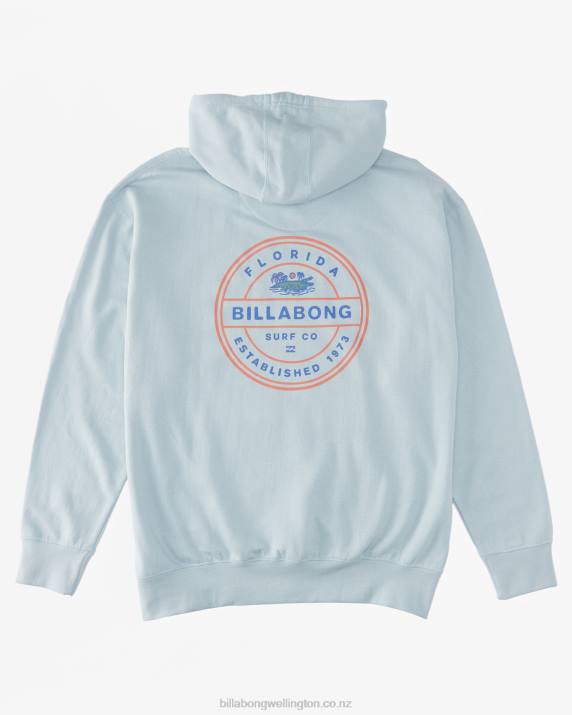 Men Seaglass Billabong Gator Rotor Hoodie 80P8417