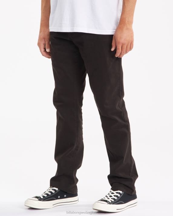 Men Black Billabong 73 Chino Pants 80P8288