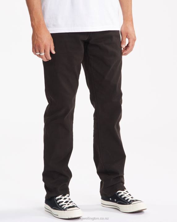 Men Black Billabong 73 Chino Pants 80P8288