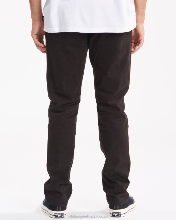 Men Black Billabong 73 Chino Pants 80P8288