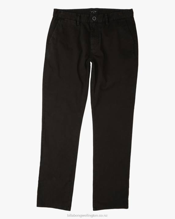 Men Black Billabong 73 Chino Pants 80P8288