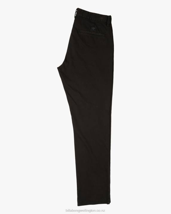 Men Black Billabong 73 Chino Pants 80P8288