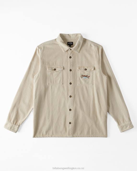 Men Chino Billabong Bong Days Long Sleeve Shirt 80P8396