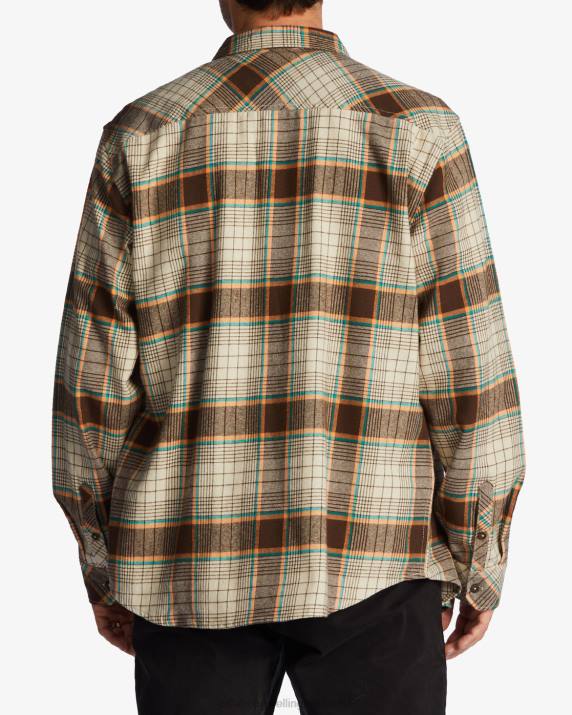 Men Chino Billabong Coastline Flannel Shirt 80P8628