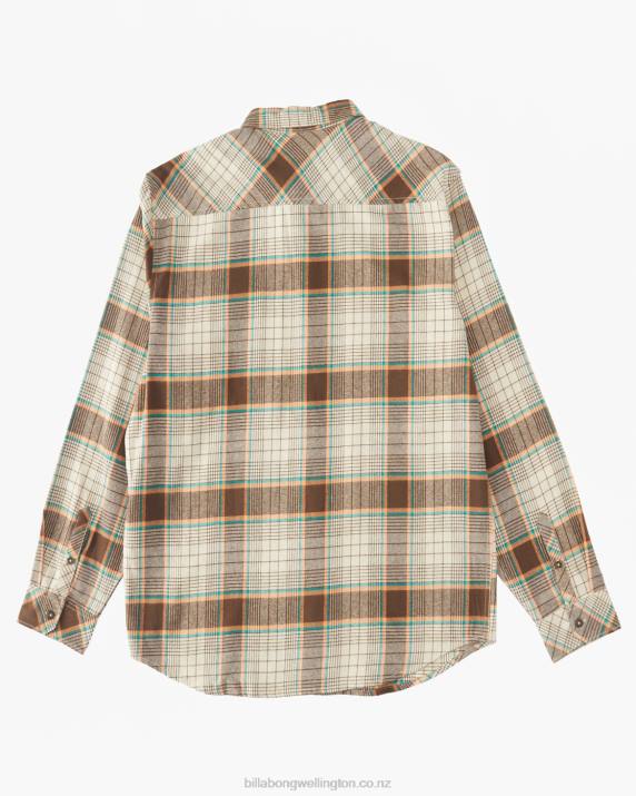 Men Chino Billabong Coastline Flannel Shirt 80P8628