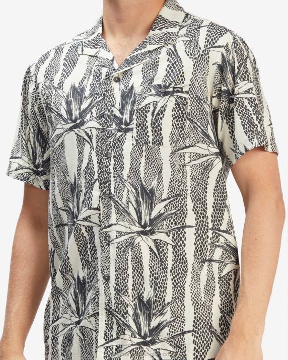 Men Chino Billabong Sundays Vacay Short Sleeve Shirt 80P8582