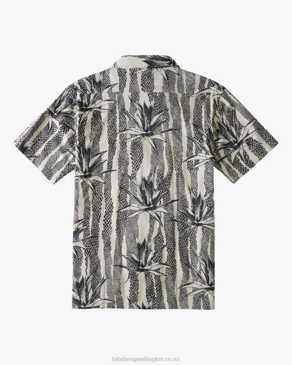 Men Chino Billabong Sundays Vacay Short Sleeve Shirt 80P8582