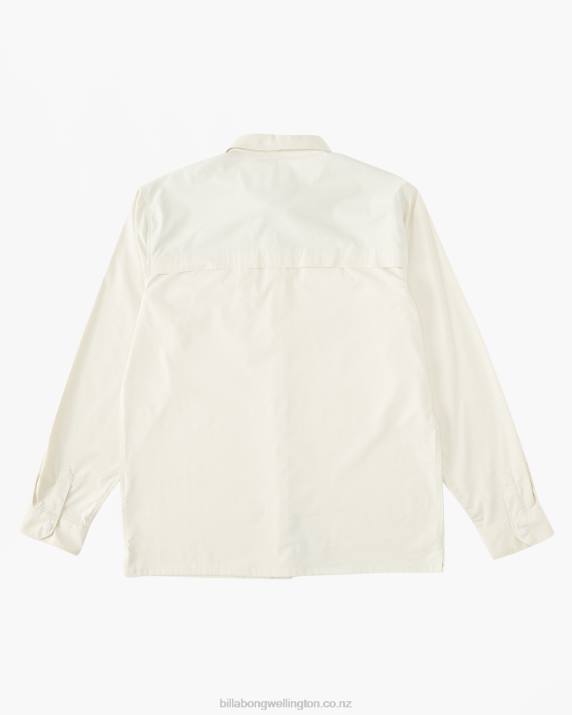 Men Chino Billabong Surftrek Tech Long Sleeve Shirt 80P8493