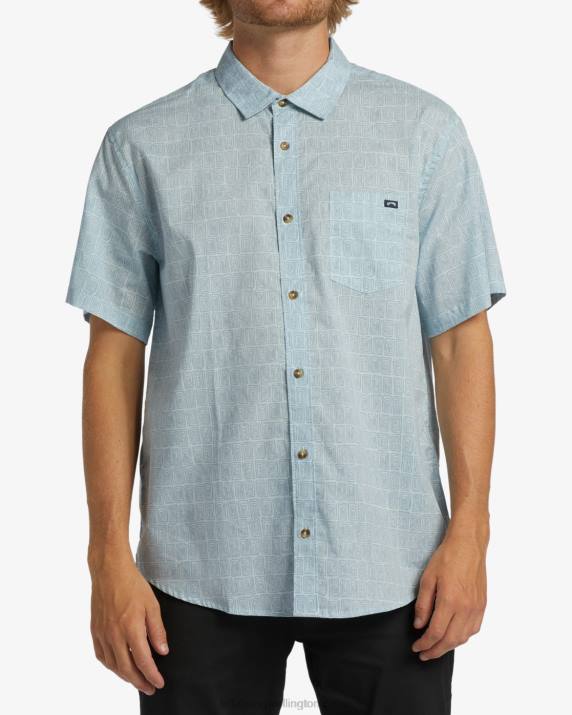 Men Coastal Billabong Sundays Mini Short Sleeve Shirt 80P8416