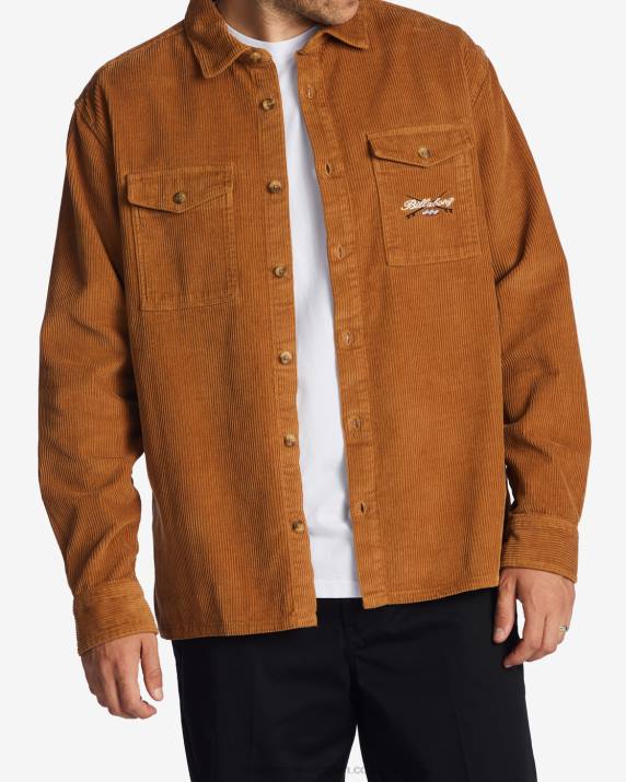 Men Earth Billabong Bong Days Long Sleeve Shirt 80P8611
