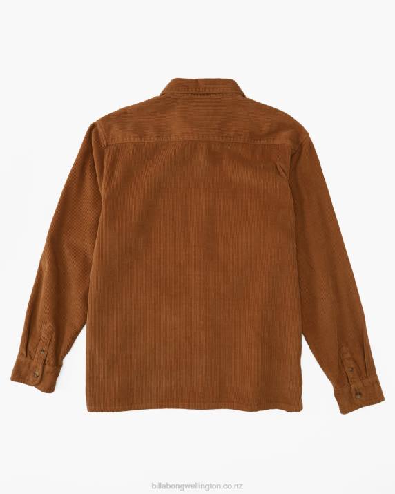 Men Earth Billabong Bong Days Long Sleeve Shirt 80P8611