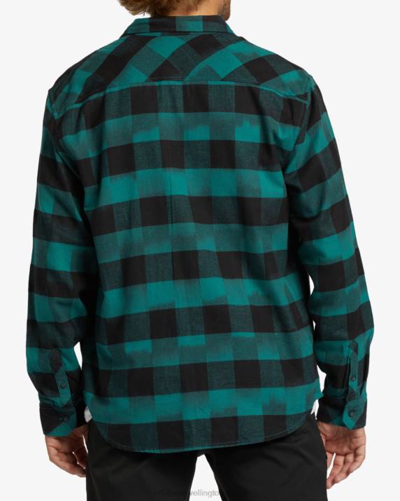 Men Marine Billabong Coastline Flannel Shirt 80P8456