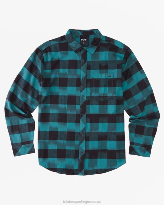 Men Marine Billabong Coastline Flannel Shirt 80P8456