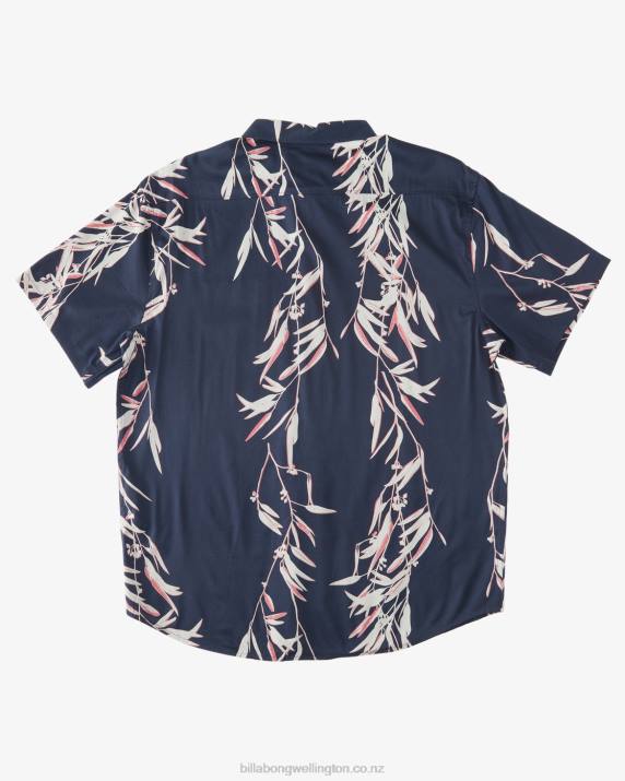 Men Night Billabong Sundays Short Sleeve Shirt 80P8567