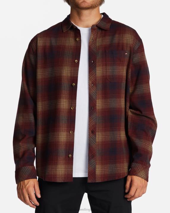 Men Port Billabong Coastline Flannel Shirt 80P8569