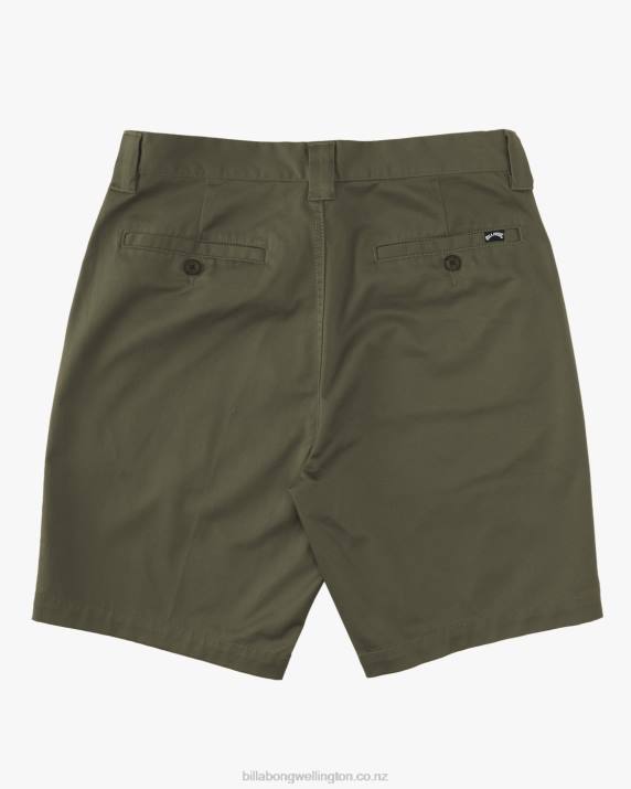 Men Military Billabong Carter Performance 20'' Shorts 80P8603