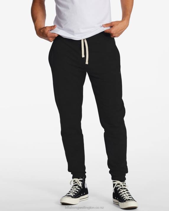 Men Black Billabong All Day Sweatpants 80P8270