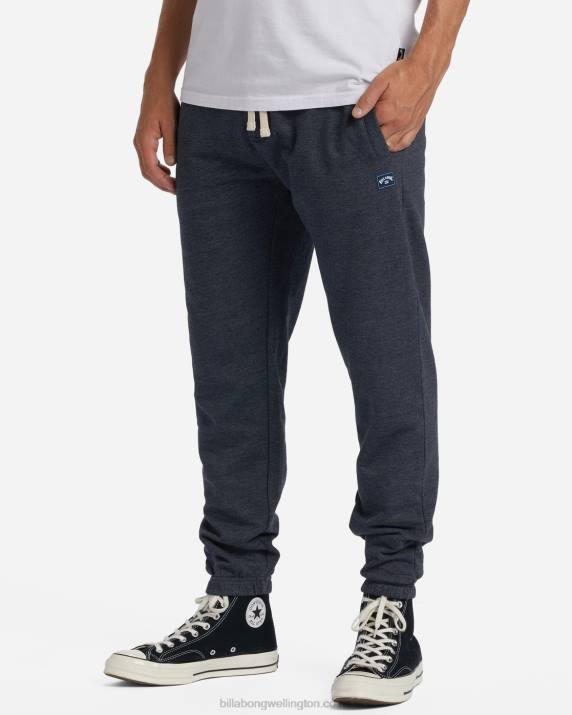 Men Black Billabong All Day Sweatpants 80P8270