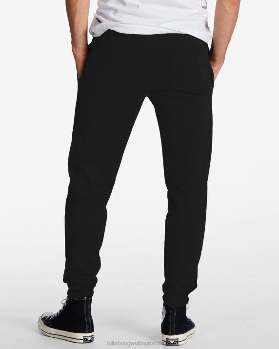 Men Black Billabong All Day Sweatpants 80P8270