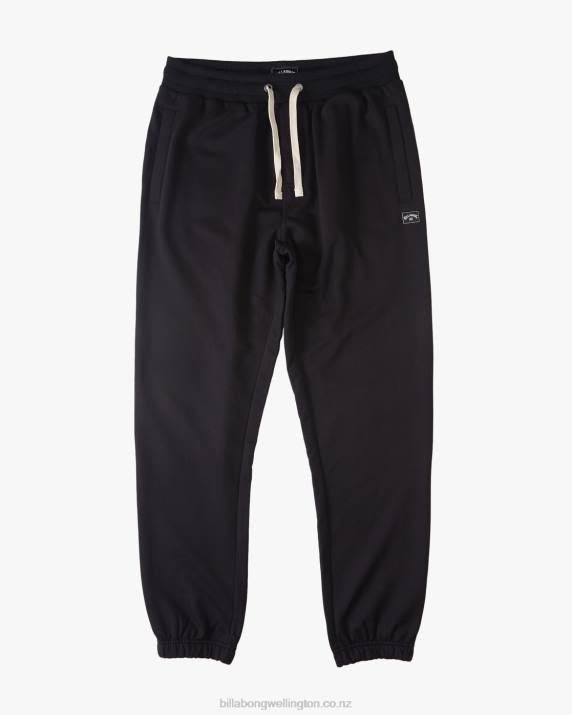 Men Black Billabong All Day Sweatpants 80P8270