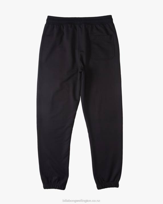 Men Black Billabong All Day Sweatpants 80P8270