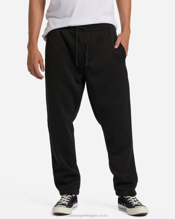 Men Black Heather Billabong A/Div Boundary Sweatpants 80P8512