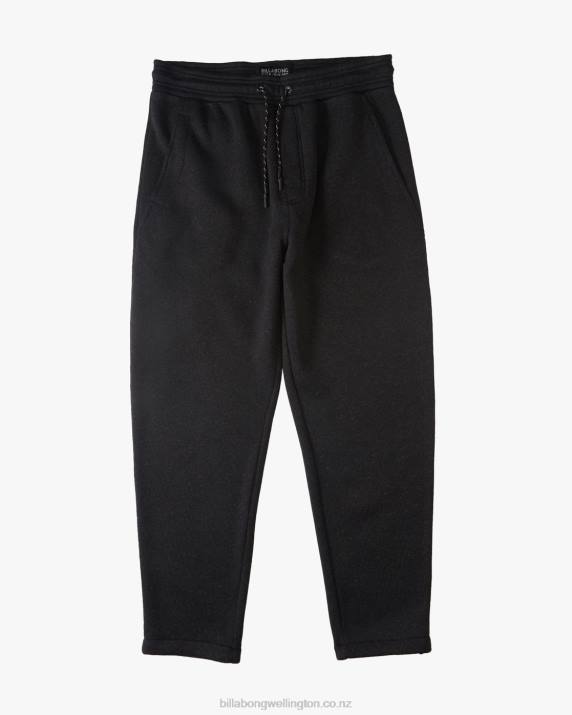 Men Black Heather Billabong A/Div Boundary Sweatpants 80P8512
