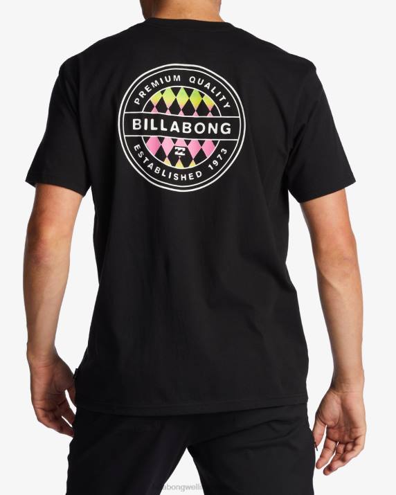 Men Black Billabong Rotor T-Shirt 80P8530