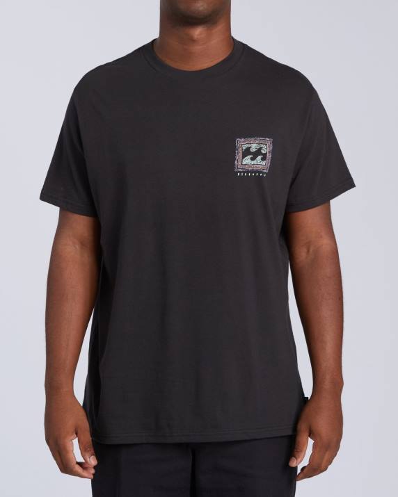 Men Black Billabong Short Sleeve T-Shirt 80P8447
