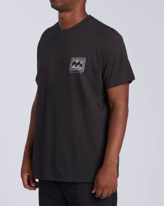 Men Black Billabong Short Sleeve T-Shirt 80P8447