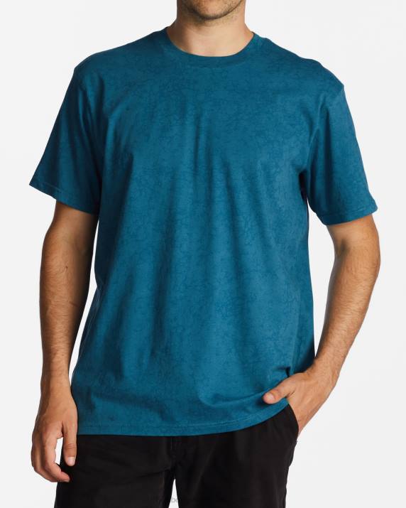 Men Blue Lagoon Billabong Essential Wash T-Shirt 80P8407