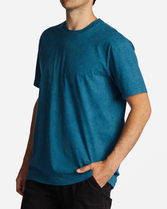 Men Blue Lagoon Billabong Essential Wash T-Shirt 80P8407
