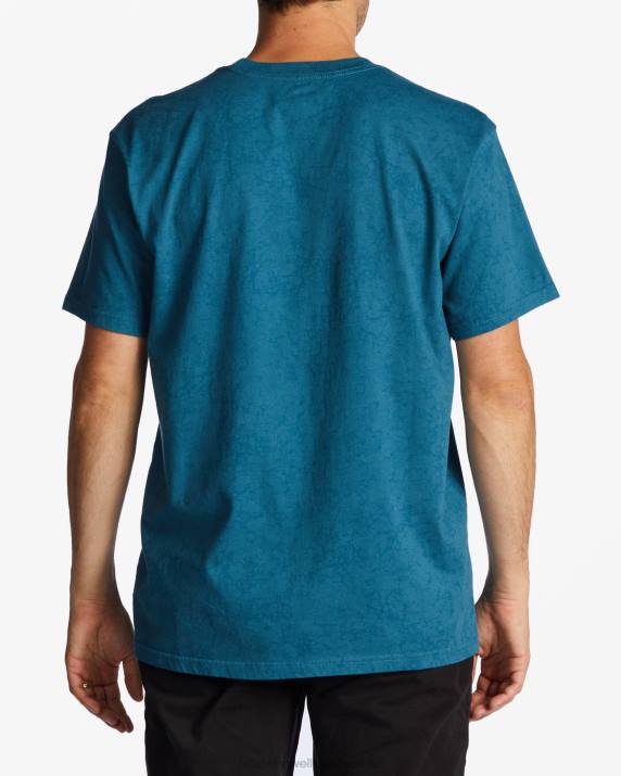 Men Blue Lagoon Billabong Essential Wash T-Shirt 80P8407