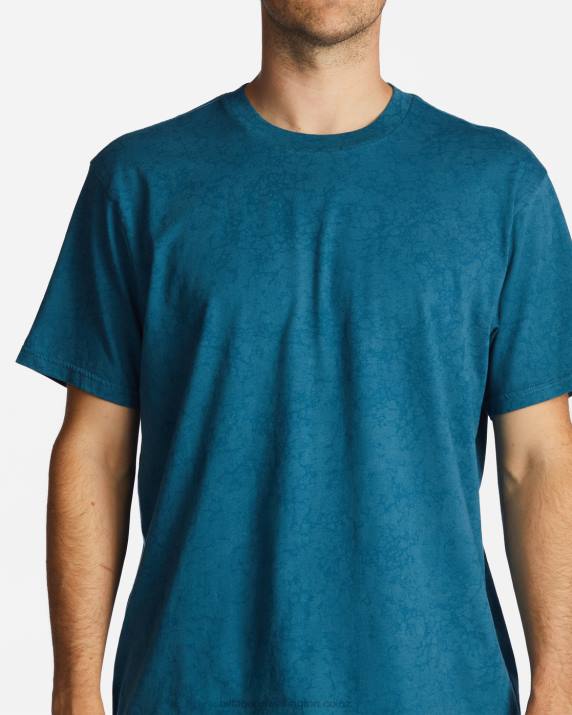 Men Blue Lagoon Billabong Essential Wash T-Shirt 80P8407