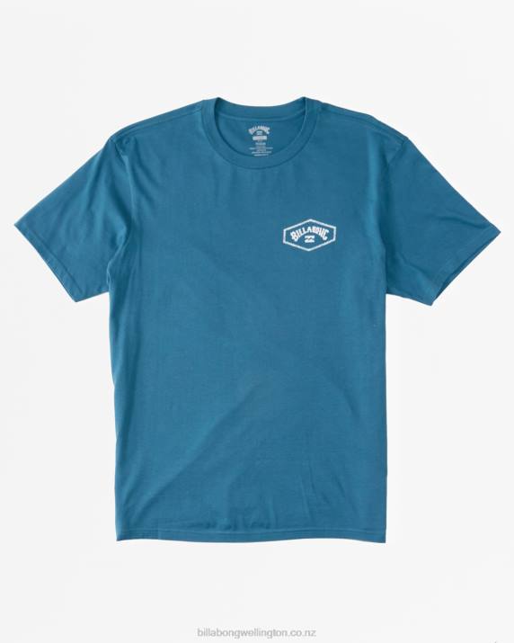 Men Blue Lagoon Billabong Exit Arch T-Shirt 80P8544