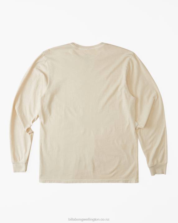 Men Bone Billabong Essential Wave Washed Long Sleeve T-Shirt 80P8444