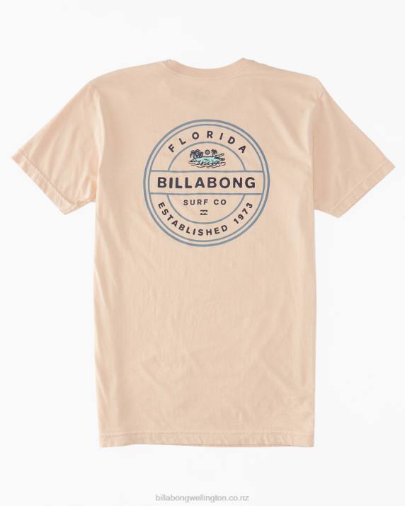 Men Cantaloupe Billabong Gator Rotor T-Shirt 80P8317
