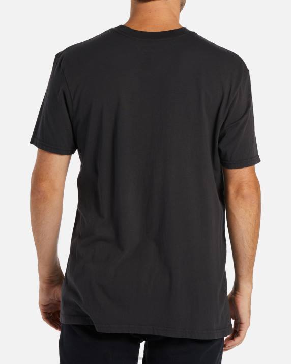 Men Charcoal Billabong Trippin Short Sleeve T-Shirt 80P8566