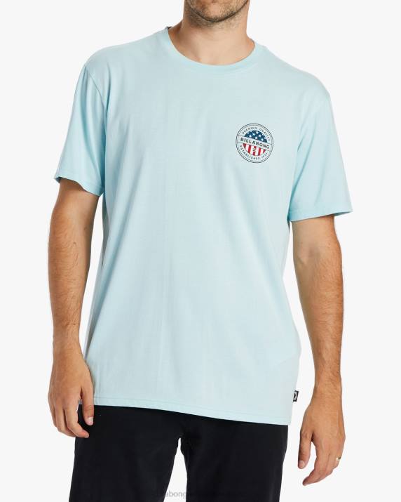 Men Coastal Billabong American Rotor T-Shirt 80P8366
