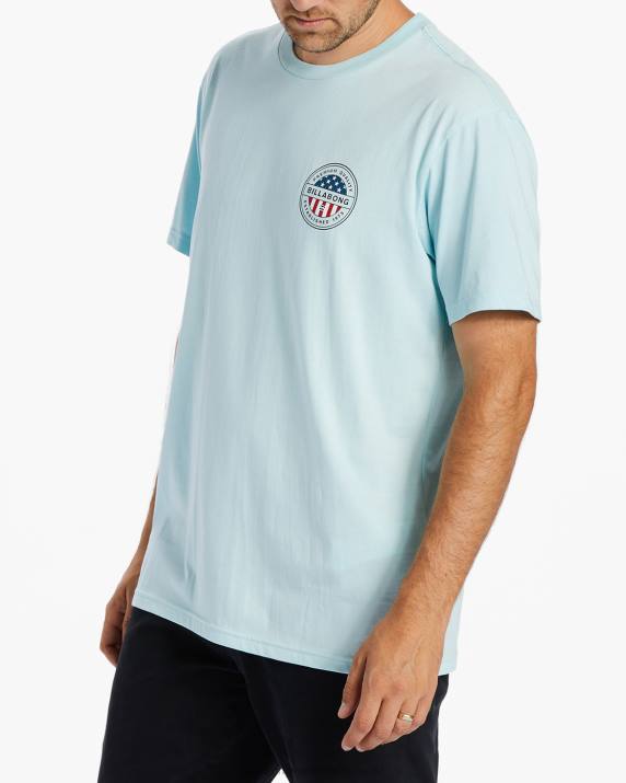 Men Coastal Billabong American Rotor T-Shirt 80P8366
