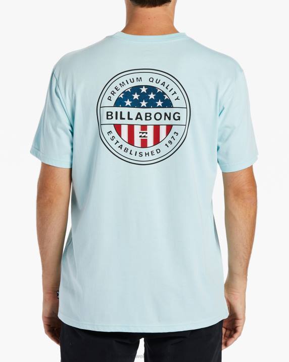 Men Coastal Billabong American Rotor T-Shirt 80P8366