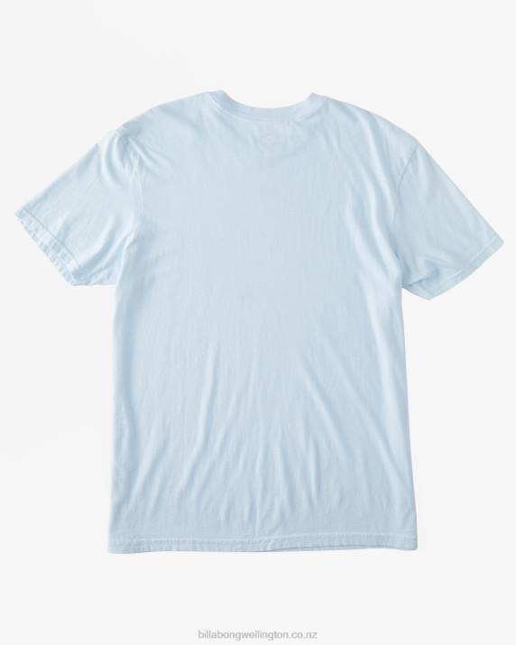 Men Coastal Blue Billabong Exit Arch Short Sleeve T-Shirt 80P8552