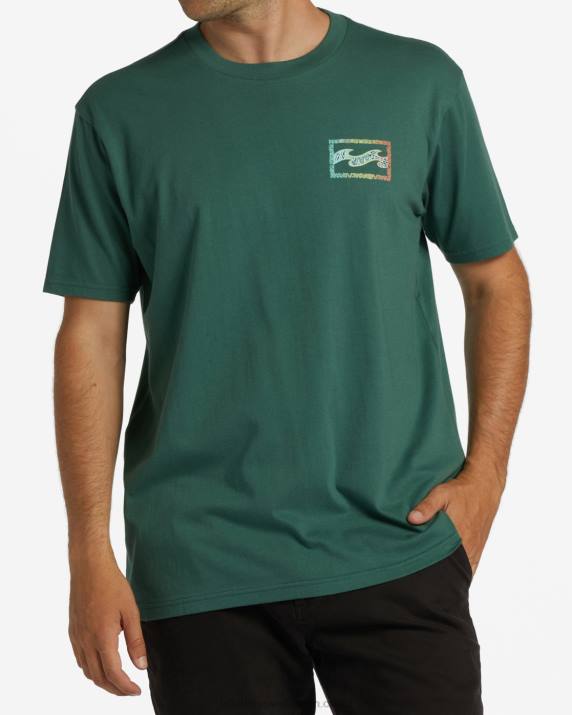 Men Cypress Billabong Crayon Wave T-Shirt 80P8298