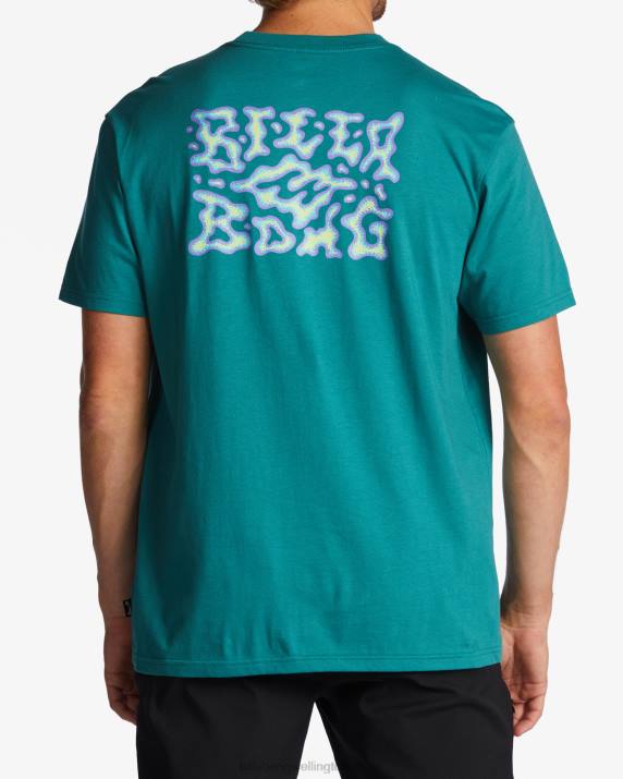 Men Dark Mint Billabong Tall Tale T-Shirt 80P8261
