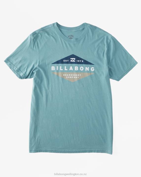 Men Dusty Green Billabong Level Short Sleeve T-Shirt 80P8536